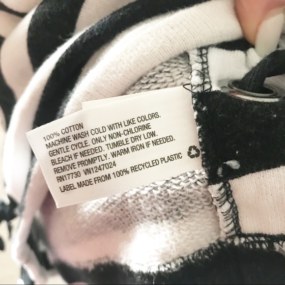 A New Day black and white striped tie sweatshirt - Picture 5 of 7